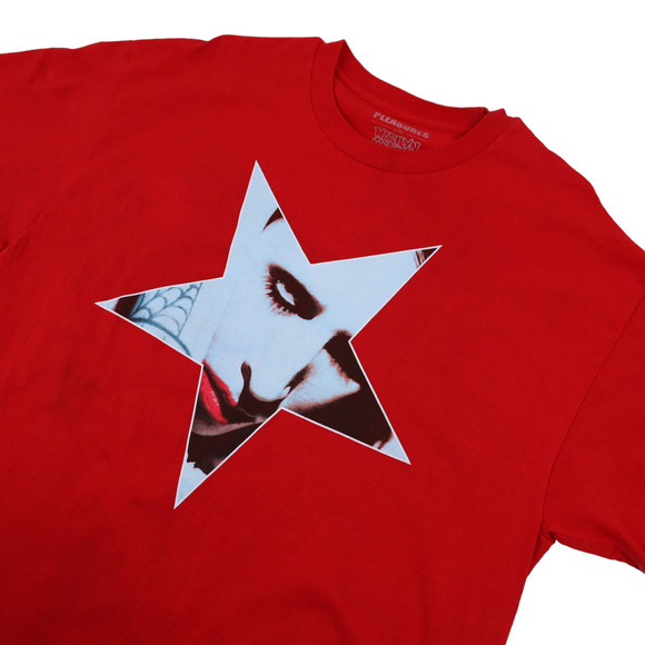 Pleasures x Marilyn Manson Star Graphic T Shirt - Picture 2 of 10